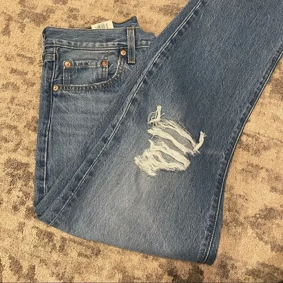 Levi's® Premium |501® ORIGINAL CROPPED WOMEN'S JEANS - Picture 7 of 7